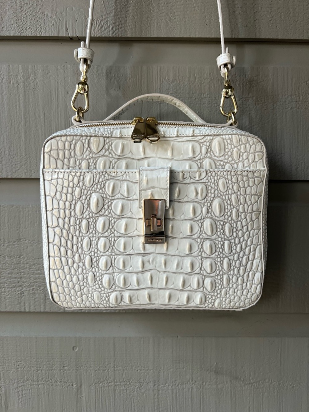 NWOT Brahmin Evie Pearl Melbourne Satchel